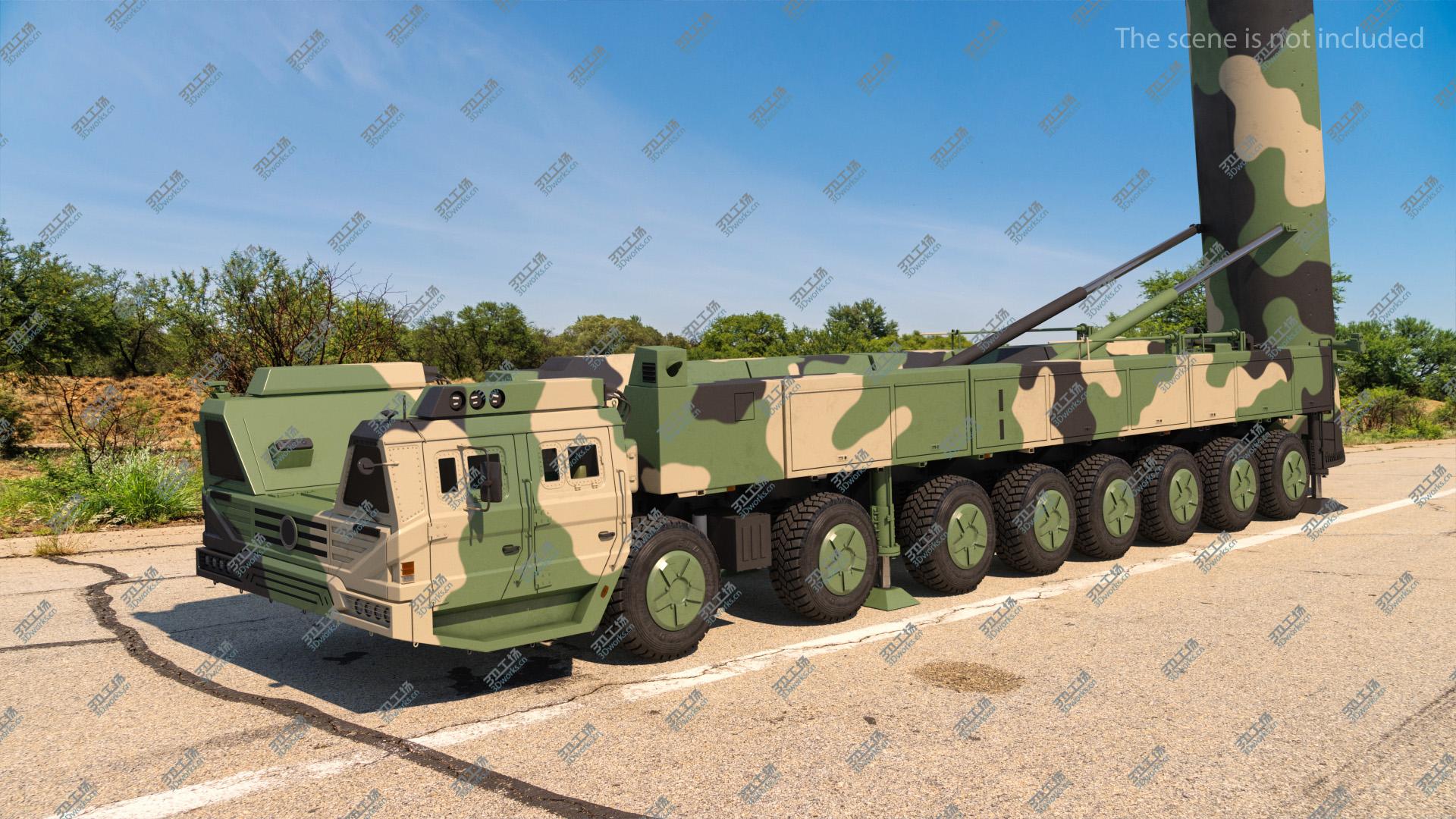 images/goods_img/20210313/3D ICBM Launch Vehicle Rigged/1.jpg
